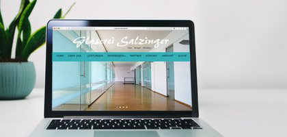 Website Glaserei Salzinger
