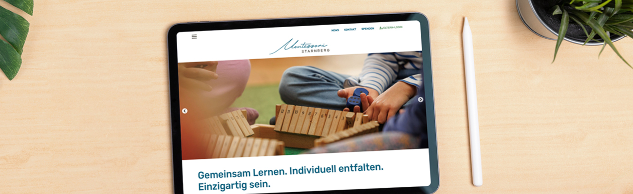 Website Montessori Schule Starnberg